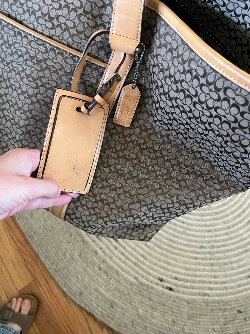 Authentic Coach vintage y2k xl tote